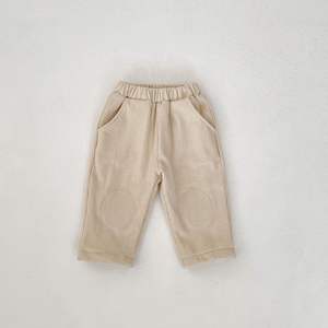 Kışlık Bebek Giysileri Uzun Sıcak Düz Renk Pantolon Yenidoğan Bebek Günlük Unisex Kordonlu Giyim - Product Image 5
