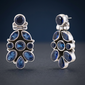 Fine Jewelry Customizable Color Gold/<b>Silver</b> Plated Third Party Certified Mixed Shape 925 <b>Sterling</b> <b>Silver</b> Natural <b>Stud</b> Earrings - Product Image 3