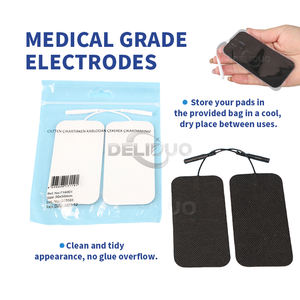 Gel perekat lengket dapat digunakan kembali pengganti bantalan elektroda pijat peralatan fisioterapi konduktif 50x90mm untuk elektroda puluhan - Product Image 4