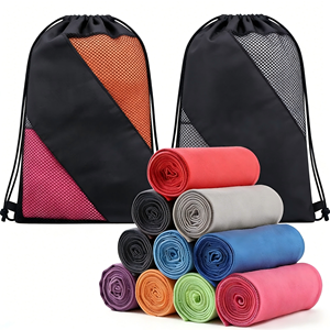 Serviette de couverture de tapis de yoga durable en microfibre haute densité, antidérapante, séchage rapide, avec logo personnalisé pour centre de fitness - Product Image 1