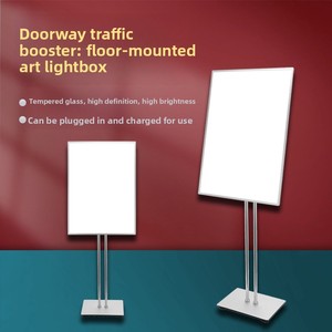 <span class=keywords><strong>Led</strong></span> chiếu sáng dọc hộp đèn quảng cáo Đăng bảng hiển thị cho lối vào khuyến mãi tuyển dụng Poster đứng tầng thường vụ - Product Image 1