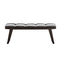 Ensemble table et chaises d'extérieur en teck massif nordique pour hôtel, cour et balcon - Meubles fabriqués en Chine