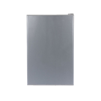 Petit réfrigérateur à porte unique DC 12V à compresseur solaire pour appartement et bureau Mini réfrigérateur à porte unique Affichage des fruits et de la bière 90L
