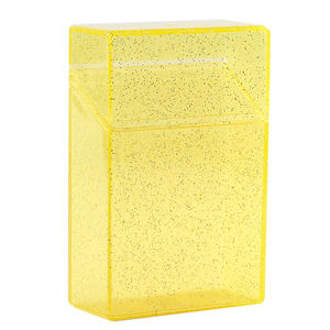 Accessoires pour fumeurs Vente en gros Petite boîte à cigarettes vide transparente colorée Étui à cigarettes en plastique - Product Image 5