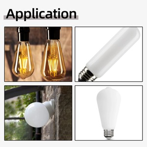 Современный корпус лампы BO-GLASS из высококачественного боросиликатного стекла ручной выдувки, матовая поверхность, для декоративного освещения на вечеринках, под LED-лампы с винтовым креплением - Product Image 4