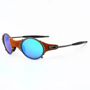 Vintage European and American trend Y2K anti-ultraviolet sunglasses Rich precious metal babes style sunglasses