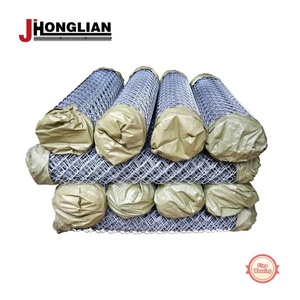 Xây dựng mạ kẽm tạm thời tấm PVC hàng rào màu đen 6 ft x 200 ft 11 máy đo kim loại Chuỗi liên kết hàng rào để bán - Product Image 3