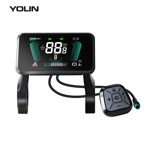 Pantalla LCD para bicicleta eléctrica Yolin YL81F-H, éxito <span class=keywords><strong>de</strong></span> ventas, pantalla a color <span class=keywords><strong>VA</strong></span> <span class=keywords><strong>de</strong></span> 3.5 pulgadas, pantalla completa, 140 nits <span class=keywords><strong>de</strong></span> brillo, 36/48/52V - Product Image 4