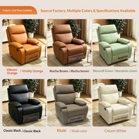 Fauteuil capsule monoplace avec massage électrique, mouvement de balancement multifonction, structure en bois, possibilité de dormir et de se reposer