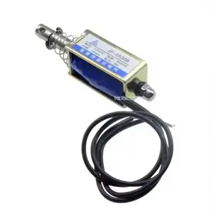 JF-0530B電磁磁石DC6V12V 24V 36V 300mA 5N/10mm精密プルプッシュタイプリニアモーションソレノイド電磁磁石ワイヤー付き