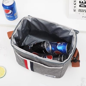 Klassische isolierte Wärmekühler-Brotdose im britischen Stil mit Beutel Aluminium folie Food Lunch-Wärme dämm beutel