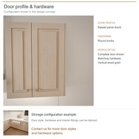 Armoires de cuisine personnalisées en placage de bois, design classique, aménagement en U, boîtes d'armoires en panneaux de particules et dimensions sur mesure