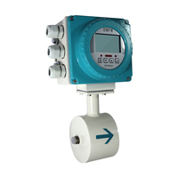 Débitmètre électromagnétique numérique micro-miniature en acier inoxydable, haute précision, protection IP68 pour applications de fluides aqueux