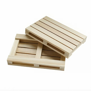 Wooden Mini Desktop <b>Storage</b> <b>Tray</b> Rectangle Unfinished Stackable For Tea Snacks Dried Fruit Home Use - Product Image 3