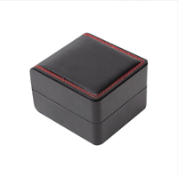 Boîte à montres à couvercle rabattable, boîte de rangement pour bijoux, emballage cadeau