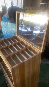 Exhibidor de <span class=keywords><strong>Gafas</strong></span> de Madera Personalizado, Mueble de Almacenamiento, Exhibidor de <span class=keywords><strong>Gafas</strong></span> para Tienda, Exhibidor de Pared para <span class=keywords><strong>Gafas</strong></span> de Sol - Product Image 2