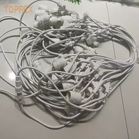 Jardin Cour Extérieur Ip65 Imperméable Camping Fête E27 S14 Patio Festoon Lighting Led Dimmable Christmas Holiday String Lights