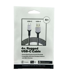 Sacs en plastique refermables personnalisables OEM, réutilisables, étanches, pochettes verticales pour câbles de données de <span class=keywords><strong>téléphone</strong></span> <span class=keywords><strong>portable</strong></span>, emballage en Mylar avec trou de suspension - Product Image 1
