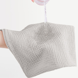 Lingettes absorbantes GOTS 100 % <span class=keywords><strong>coton</strong></span> biologique pour bébés, éponges de bain, serviettes crêpées pour filles et garçons - Product Image 1