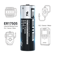 Batería Desechable de Iones de Litio No Recargable CKXIC ER17505, 6500mAh, 3.6V, Protección de Circuito, Montaje en Panel Térmico Magnético, 240A