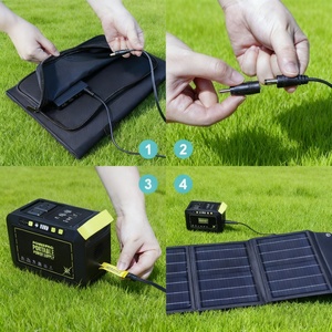เครื่องชาร์จพลังงานแสงอาทิตย์แบบพับได้สีดำ 30W ประสิทธิภาพสูงขั้นสูง พอร์ต USB คู่ ระบบป้องกัน Smart IC ได้รับการรับรอง TUV 23.5% - Product Image 5