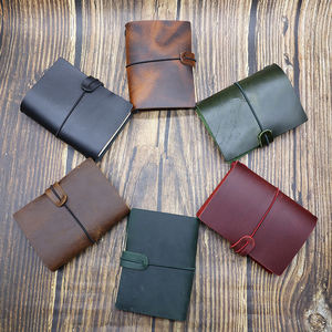 <span class=keywords><strong>2022</strong></span> Vintage étudiant créatif multicolore en cuir véritable à la main classique planificateur cahier Journal - Product Image 2