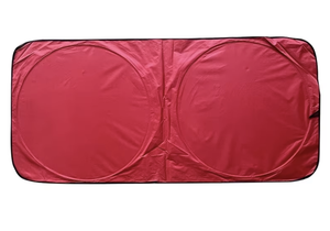 Meilleures Parasols de Voiture Pliables Personnalisés pour Pare-Brise Avant en Polyester Anti-UV avec Bulles PE, Double Cercle, Pas Cher, avec Logo - Product Image 3