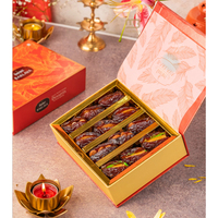 Eid Mubarak caja de dulces Ramadán Kareem Ramadán Cajas de Regalo juegos de papel de cartón de lujo Baklava cajas de postre para embalaje de fechas
