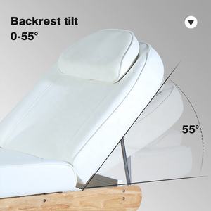 Regolabile Professionale Moderna Terapia Fisica Trattamento Thai Legno Spa Salone di Bellezza Del Viso Lettino Da Massaggio Letto per la Vendita - Product Image 3