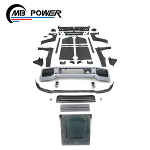 Kit Completo de Carrocería Estilo B a <span class=keywords><strong>Precio</strong></span> de Fábrica para <span class=keywords><strong>Mercedes</strong></span> W463 G500/G55/G63/G65, Juego de Mejora de Capó, Parachoques y Guardabarros, Accesorios para Automóviles - Product Image 1