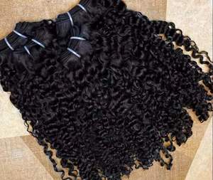 100% rauw natuurlijk maagdelijk Indiaas mensenhaar extensions, onbewerkt, cuticula-aligned bundels - Product Image 4