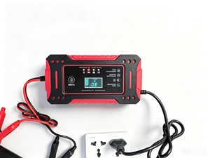 <span class=keywords><strong>Chargeur</strong></span> de batterie de voiture intelligent 12V 6A, <span class=keywords><strong>chargeur</strong></span> automatique, écran LCD, LiFePO4, batterie au plomb-acide GEL, moto, camion - Product Image 1