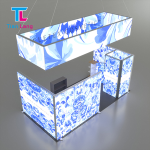 Caja de luz de techo, letrero colgante, equipo de Feria Comercial con tela de tensión para cabinas de exposición, certificado CE - Product Image 3
