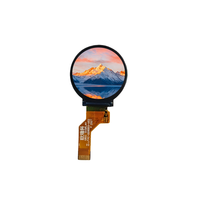 Écran rond TFT LCD IPS 0,9 pouce 128x128 4-SPI avec pilote NV3023A, 262K couleurs, luminosité élevée 680 cd/m² pour étuis de chargement TWS