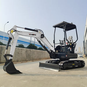 2025 nuova tendenza 1 tonnellata escavatore Mini escavatore cingolato Mini Bagger idraulico motore diesel compatto escavatore movimento terra per la vendita - Product Image 2