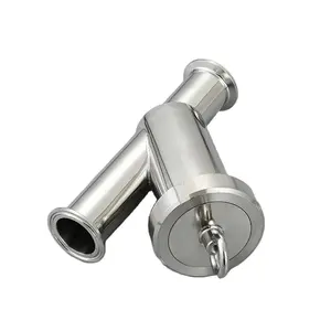 Sanitary Stainless Steel Filter Y-type Strainer With Basket For Beverage Beer Machines