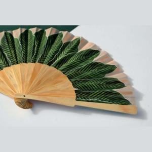 Ventilador de mano de tela de poliéster para fiesta, boda, publicidad, personalización, ventilador plegable, Impresión de página completa, ventiladores de bambú para mujeres, hombres y niños - Product Image 3