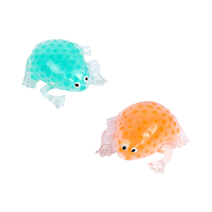 Balle anti-stress amusante en TPR avec billes de gel en forme de grenouille, jouet sensoriel pour l'autisme - Product Image 4