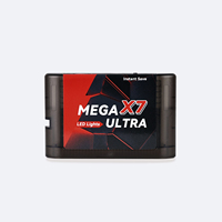 Cartouche de jeu Mega X7 Ultra LED Light Instant Save pour la console de jeu SEGA GENESIS Mega Drive MegaDrive Region Free avec manuel
