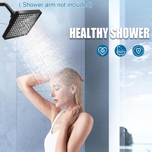 Soffione Doccia ad Alta Pressione con <span class=keywords><strong>2</strong></span> Filtri, Soffione Quadrato da 6 Pollici con Filtro per Rimuovere Cloro e Impurità - Product Image 5