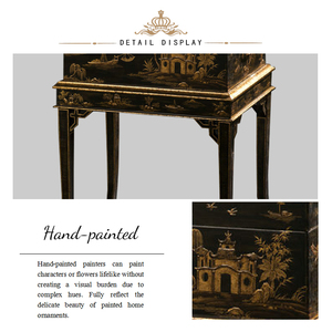 Yips serie Chinoiserie pintada a mano patrón Chinoiseries sala <span class=keywords><strong>de</strong></span> estar decoración del hogar <span class=keywords><strong>caja</strong></span> clásica en soporte - Product Image 5