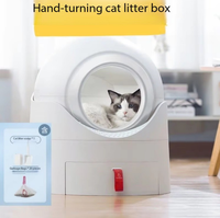 Litière pour chat intelligente autonettoyante personnalisable en gros, contrôle par application, électrique, automatique, grande capacité, désodorisante, facile d'utilisation