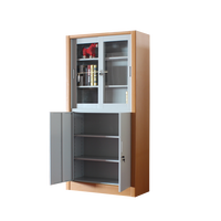 Lemari Arsip Kantor & Rumah Kantor Modern Anti Api Anti Air Ukuran Khusus 2 Pintu dari Baja