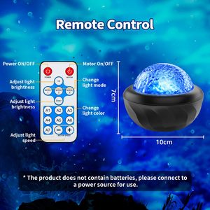 Projecteur LED Ciel Étoilé Veilleuse Noël Télécommande Rechargeable Ambiance Chaude Design Moderne Chambre d'Enfant ABS - Product Image 4