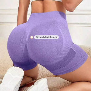 Pantaloncini Sportivi <span class=keywords><strong>da</strong></span> <span class=keywords><strong>Donna</strong></span> Senza Cuciture con Effetto Push-Up, Asciugatura Rapida, Traspiranti <span class=keywords><strong>e</strong></span> Delicati sulla Pelle, Ideali per Yoga - Product Image 6