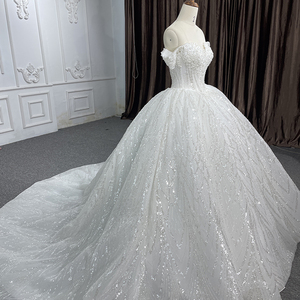 Con cuentas llenas de lentejuelas flor Sweetheartwedding vestido de fiesta vestidos Jancember 6563 - Product Image 6