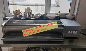 Parrilla de calefacción de tubo de onda óptica comercial, Parrilla de barbacoa eléctrica de acero inoxidable, pinchos, máquina de parrilla de <span class=keywords><strong>kebab</strong></span> - Product Image 2