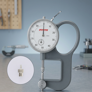 PEACOCK Brand <b>Name</b> Standard Dial Thickness Gauge PG-10 Model 0-10mm Grey - Product Image 2
