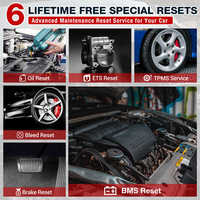 Escáner OBD2 3 en 1 LAUNCH CRB5001, Herramienta de Diagnóstico de Vehículos con Detección de Batería Integrada