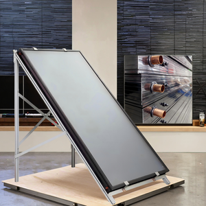 Colector <span class=keywords><strong>solar</strong></span> de <span class=keywords><strong>placa</strong></span> plana presurizado a <span class=keywords><strong>precio</strong></span> de fábrica OEM de China-tanque dividido de tubería de cobre (diseño pasivo galvanizado/de diseño de tubería de cobre) - Product Image 1